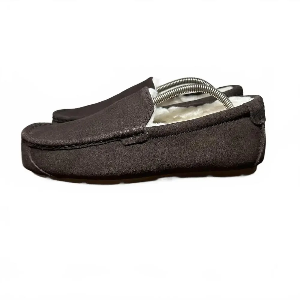 Koolaburra by UGG Tipton Fur Lined Slippers - Chocolate Brown